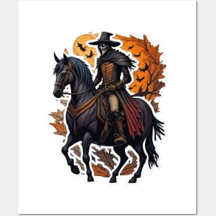 Halloween horseman Posters and Art